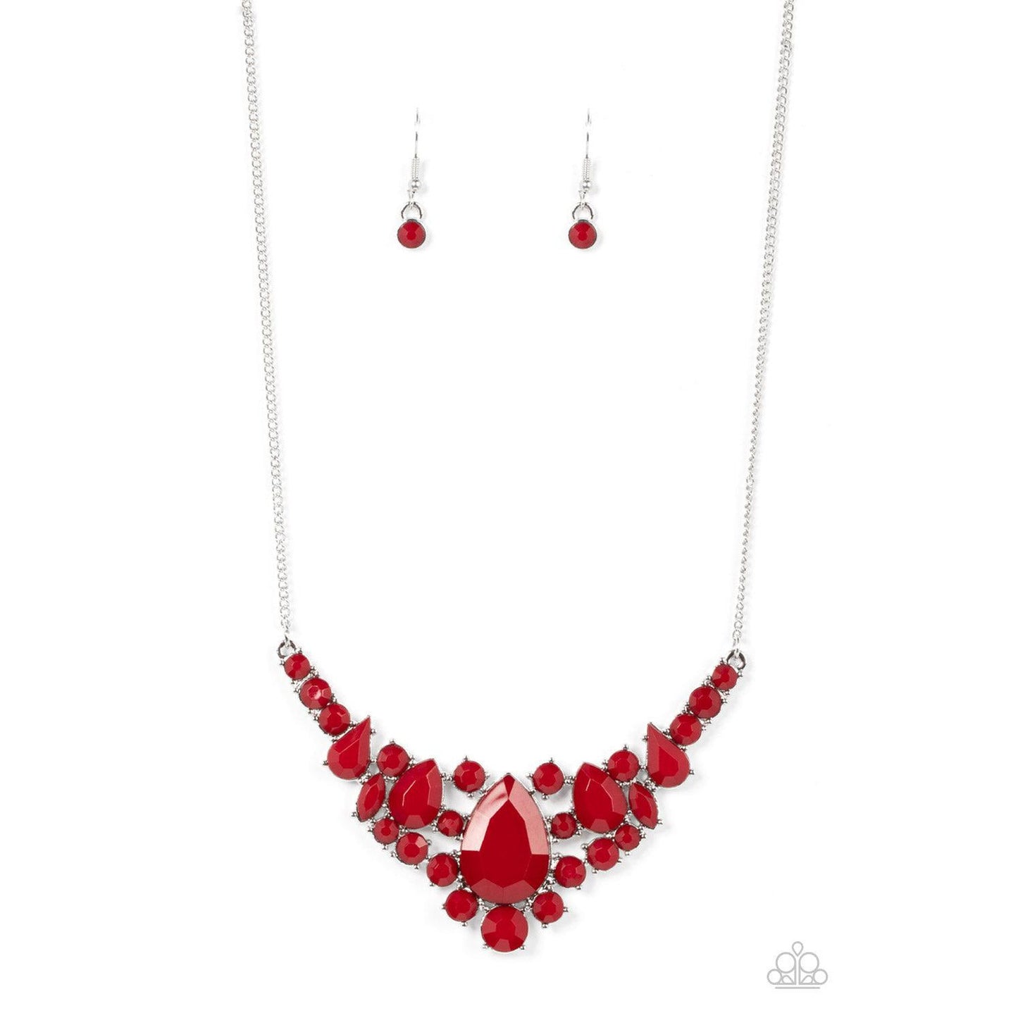 Bali Ballroom - Red Necklace - Bling by Danielle Baker