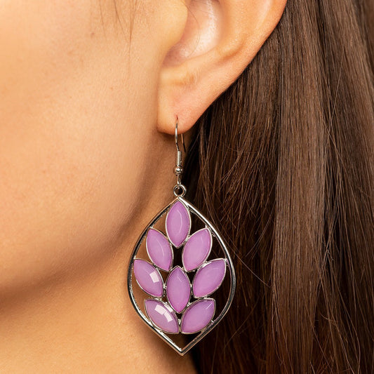 Glacial Glades - Purple Earrings - Bling by Danielle Baker
