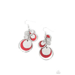 Saved by the SHELL - Red Shell Earrings - rainbowartsreview by Danielle Baker