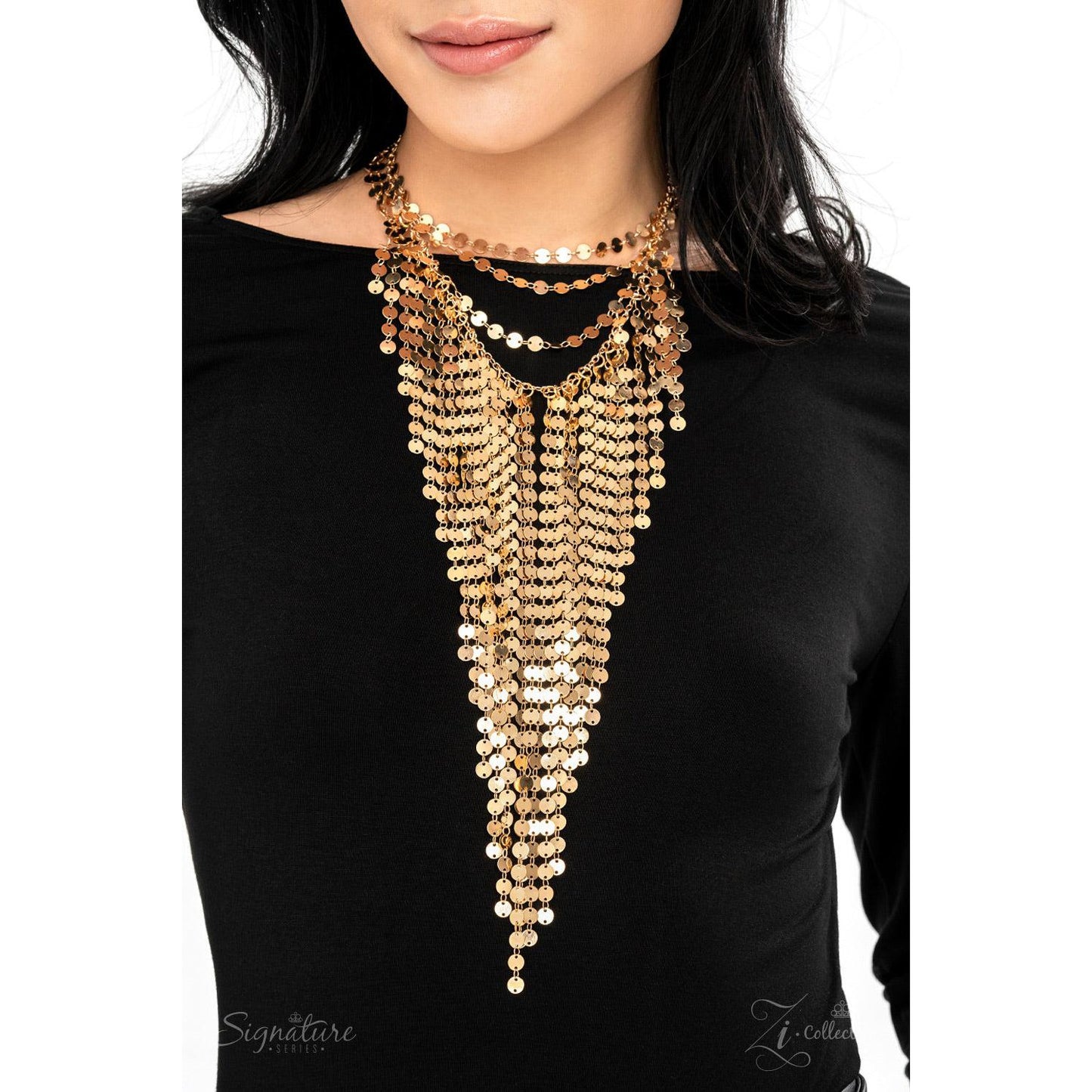 The Suz 2022- Paparazzi Zi Collection Gold Necklace