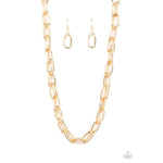 Tough Call - Gold Necklace - Bling by Danielle Baker
