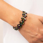 Gilded Gardens - Multi Oil Spill Bracelet - Bling by Danielle Baker