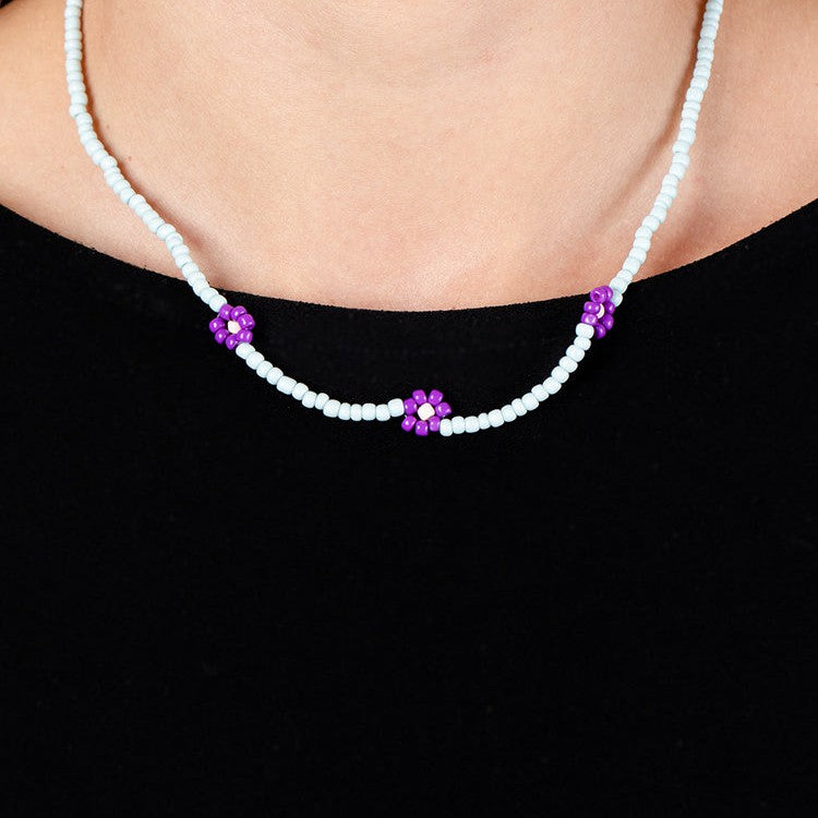 Bewitching Beading - Purple Necklace - Bling by Danielle Baker