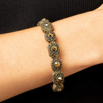 Eye-Opening Opulence - Brass Bracelet - Bling by Danielle Baker