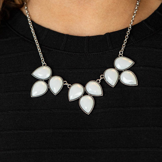 Prairie Fairytale - White Opal Necklace - rainbowartsreview by Danielle Baker