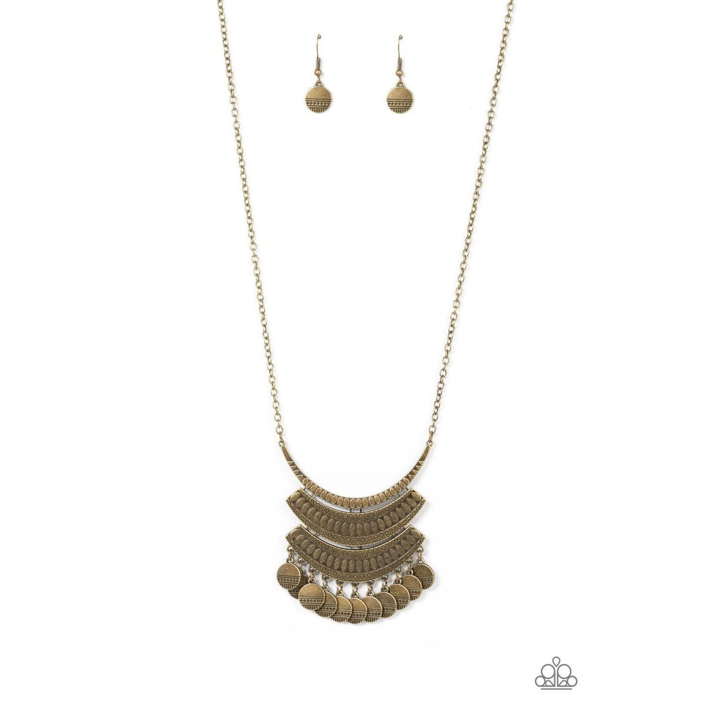 Under the EMPRESS-ion - Brass Necklace - Bling by Danielle Baker