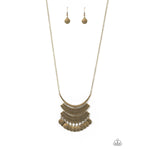 Under the EMPRESS-ion - Brass Necklace - Bling by Danielle Baker