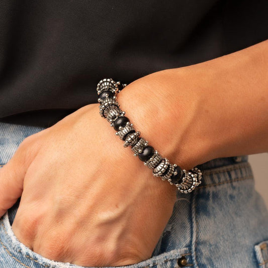 Canyon Crusher - Black Stone Bracelet - Bling by Danielle Baker