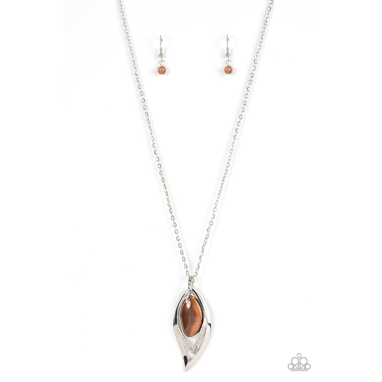 Magical Meadow - Brown Moonstone Necklace - Bling by Danielle Baker