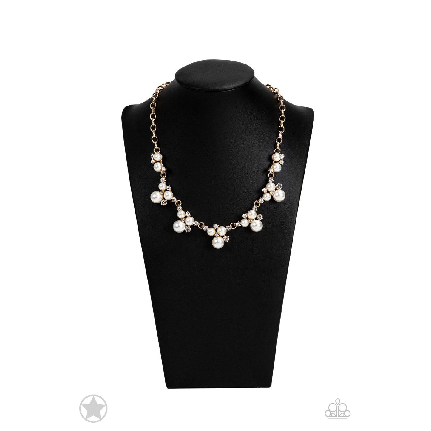 Toast To Perfection - Gold Pearl Blockbuster Necklace - A Large Selection Hand-Chains And Jewelry On rainbowartsreview,Women's Jewelry | Necklaces, Earrings, Bracelets