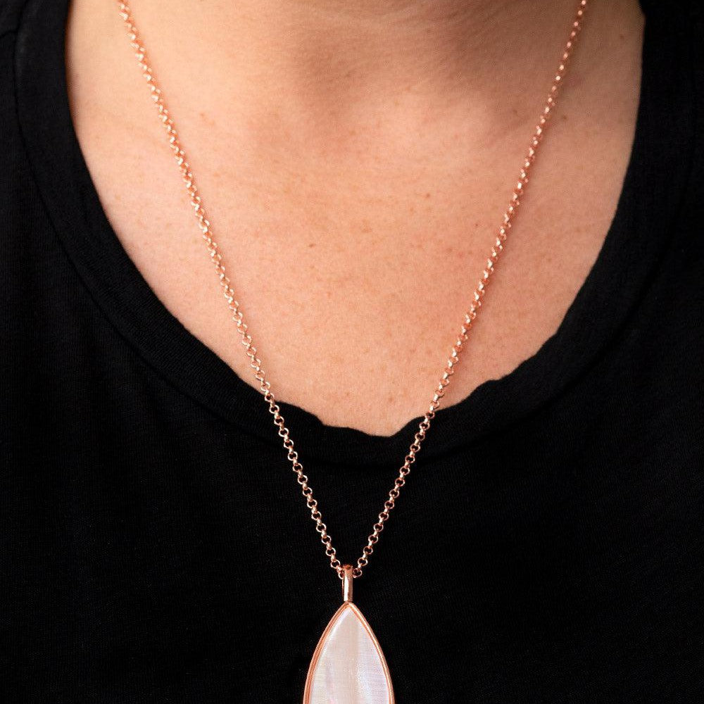 Yacht Ready - Copper Shell Necklace - rainbowartsreview by Danielle Baker