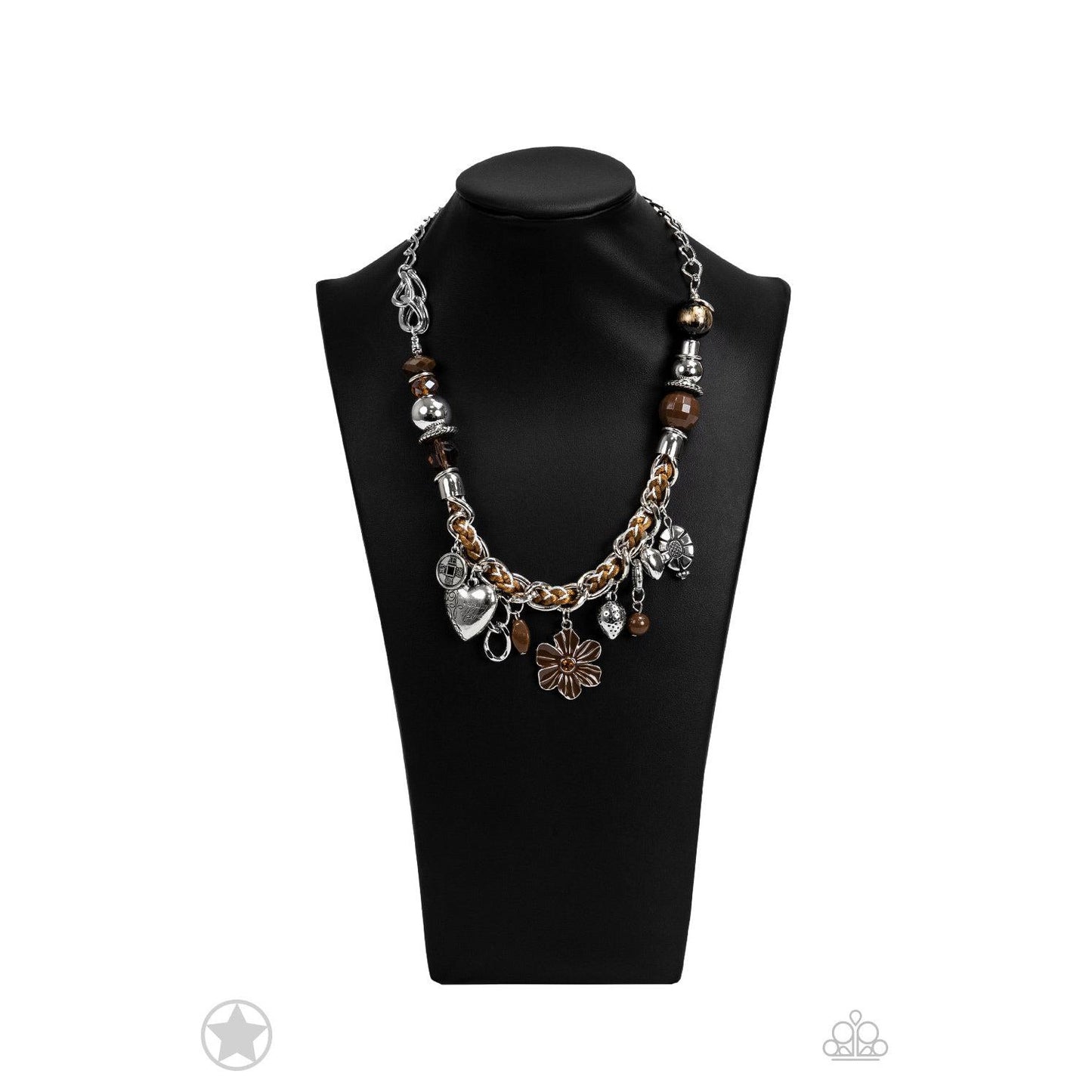 Charmed, I Am Sure - Brown Blockbuster Necklace - A Large Selection Hand-Chains And Jewelry On rainbowartsreview,Women's Jewelry | Necklaces, Earrings, Bracelets