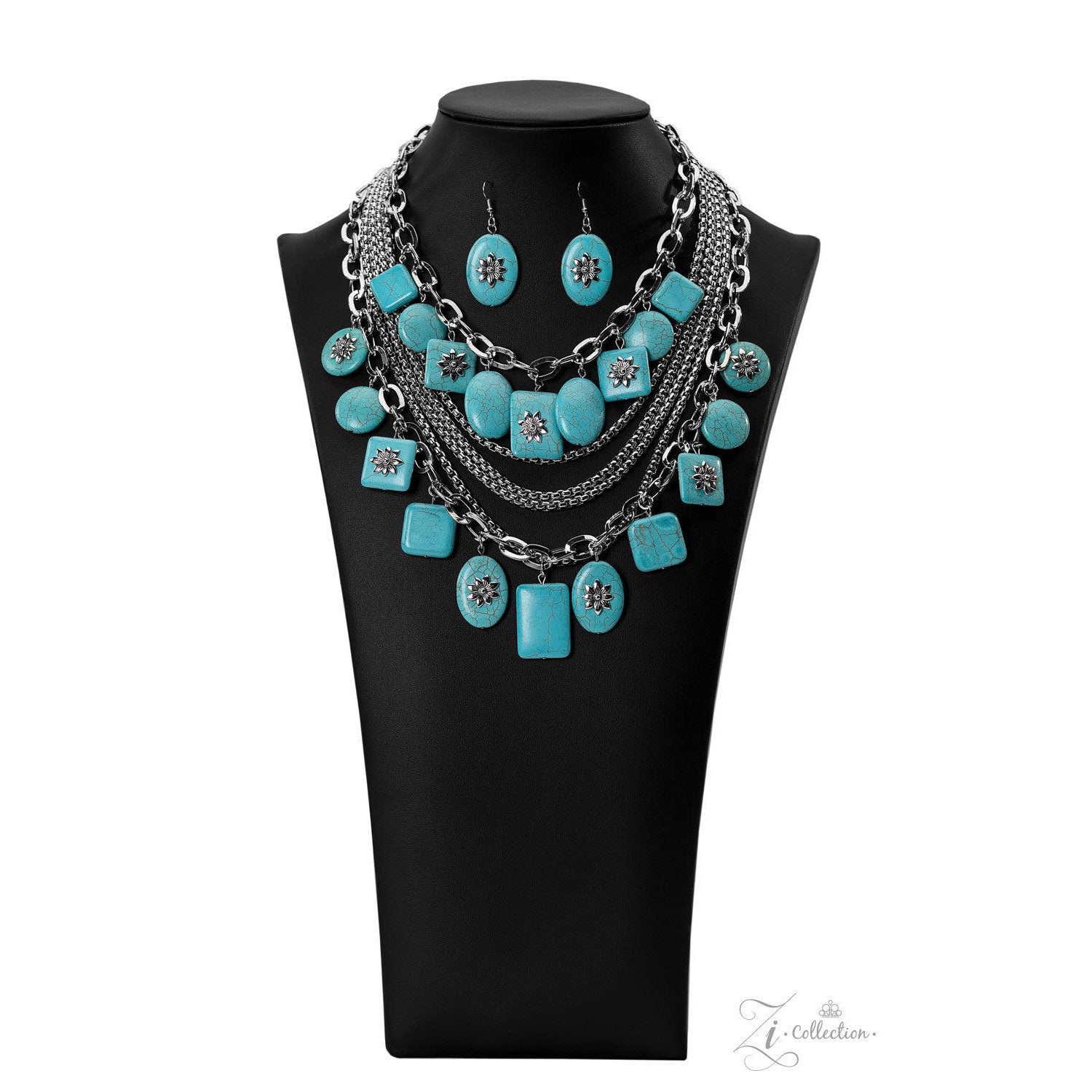 Bountiful 2022- Paparazzi Zi Collection Turquoise Necklace - rainbowartsreview