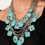 Bountiful 2022- Paparazzi Zi Collection Turquoise Necklace - rainbowartsreview