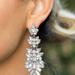 Frozen Fairytale White Rhinestone Earrings May 2022 LOTP - rainbowartsreview by Danielle Baker