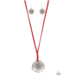 One MANDALA Show - Red Necklace - Bling by Danielle Baker