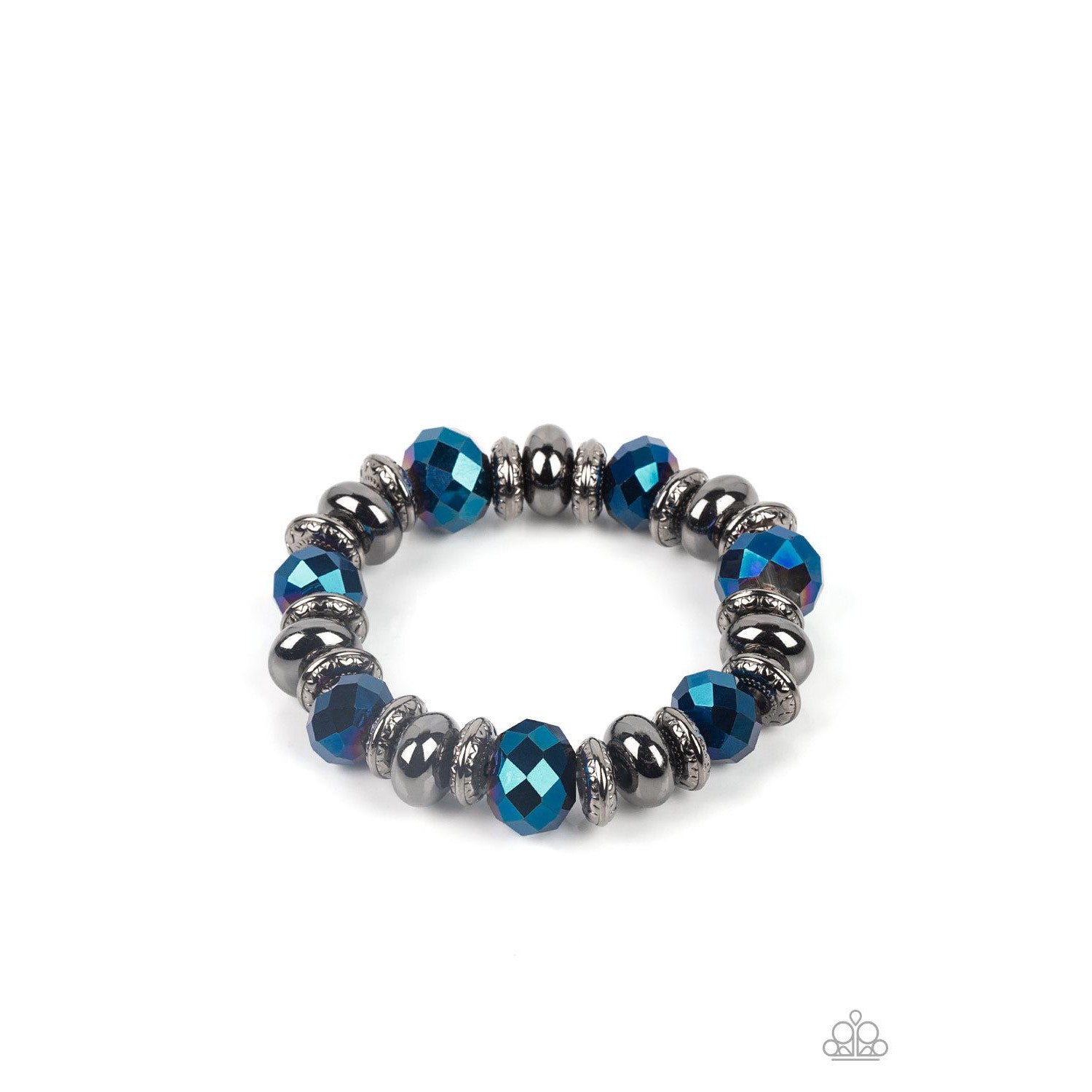 Power Pose Blue Bracelet - May 2022 LOTP - rainbowartsreview by Danielle Baker