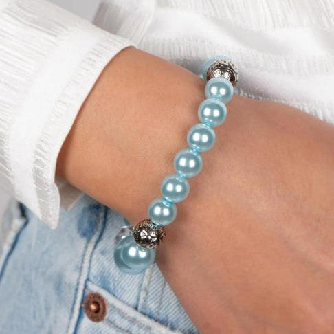 Royal Reward - Blue Pearl Bracelet - Bling by Danielle Baker