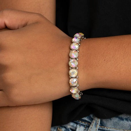 Sugar-Coated Sparkle - Multi Iridescent Bracelet - Bling by Danielle Baker