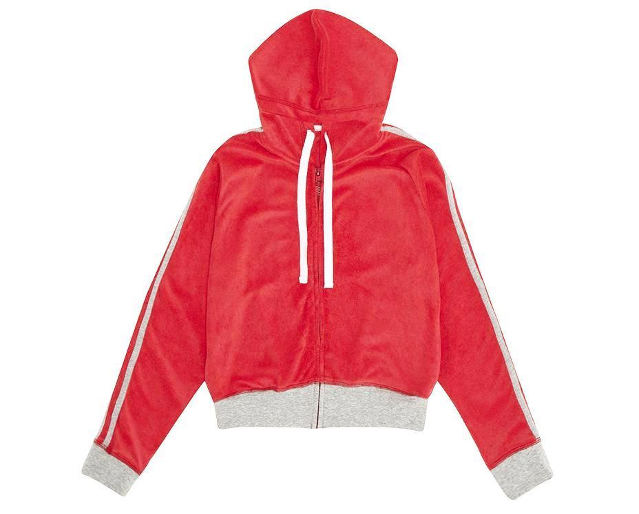 terry towelling hoodie