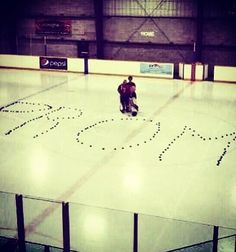 ice hockey prom proposal