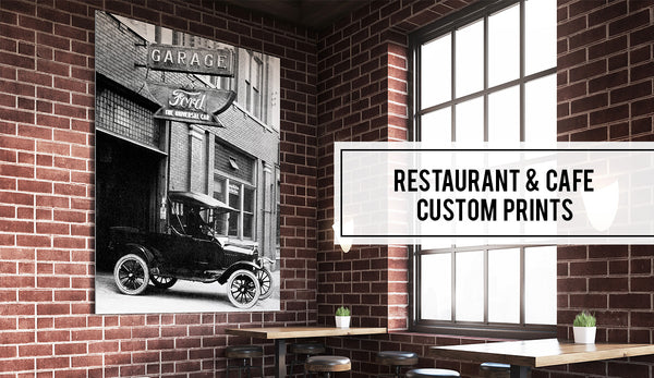 Windsor Prints Restaurant Cafe Custom Art Vintage Photo Prints Decor