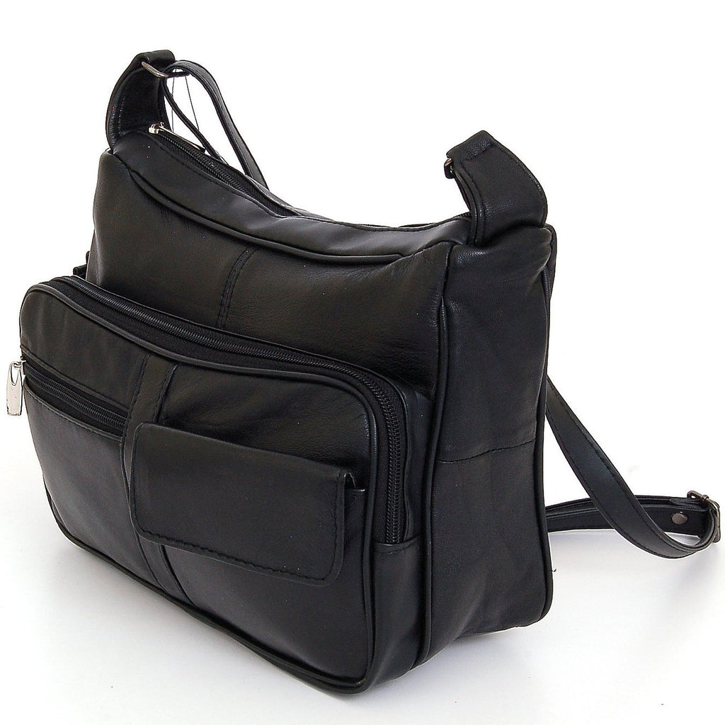 Genuine Leather Purse with Cross Body Shoulder Strap – www.neverfullmm.com