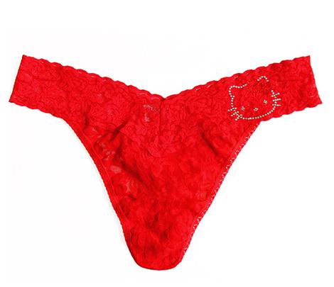 Hanky Panky Original Thong - Hello Kitty Red