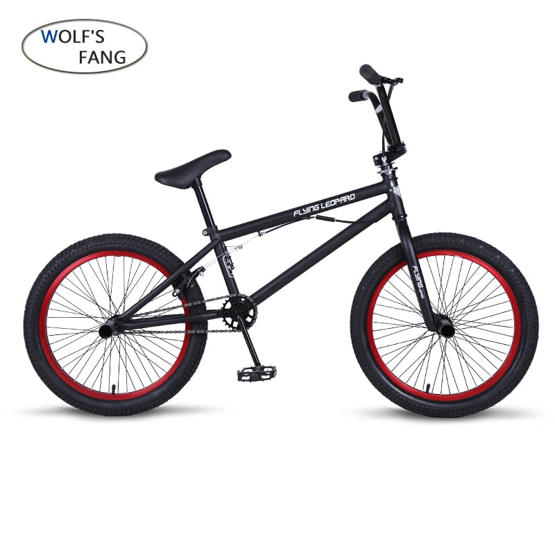 bmx bike with red tires