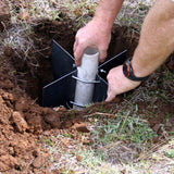 Placing Ground Socket in hole