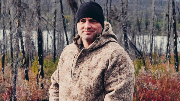 WeatherWool Anorak in Lynx Pattern worn on the History Channel's survival-endurance series ALONE by contestant Brady Nicholls