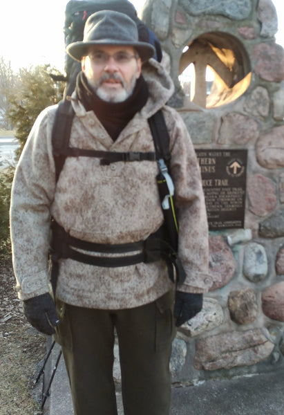 WeatherWool Anorak, Pants and Neck Gaiter for long distance hiking / trekking in Canada
