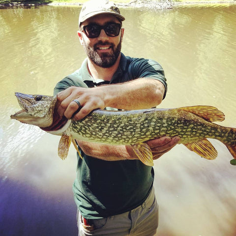 David Alexander Caught this Northern Pike in the Passaic River September 1, 2017