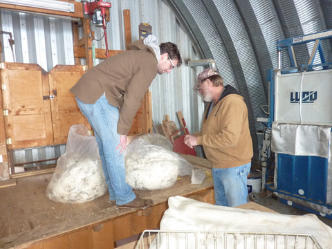 WeatherWool sources raw wool fiber from Jewell Ranch in Colorado, home of superior sheep breeding stock