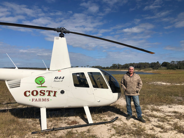 WeatherWool is delighted to have customers in Australia, and the men who operate Costi Farms have purchased multiple Anoraks for use on the farm, in the chopper and wherever else they go!