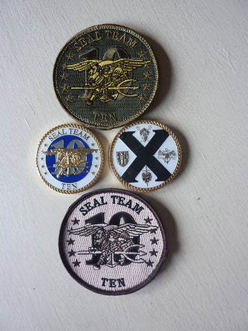 WeatherWool THANKS SEAL Team 10 for these Patches and Challenge Coins