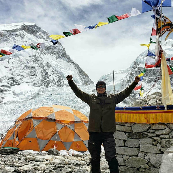 WeatherWool at Base Camp on Mount Everest
