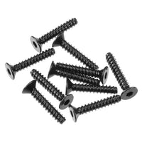 Hex Sckt Tapping Flat Hd M3x16mm Blck