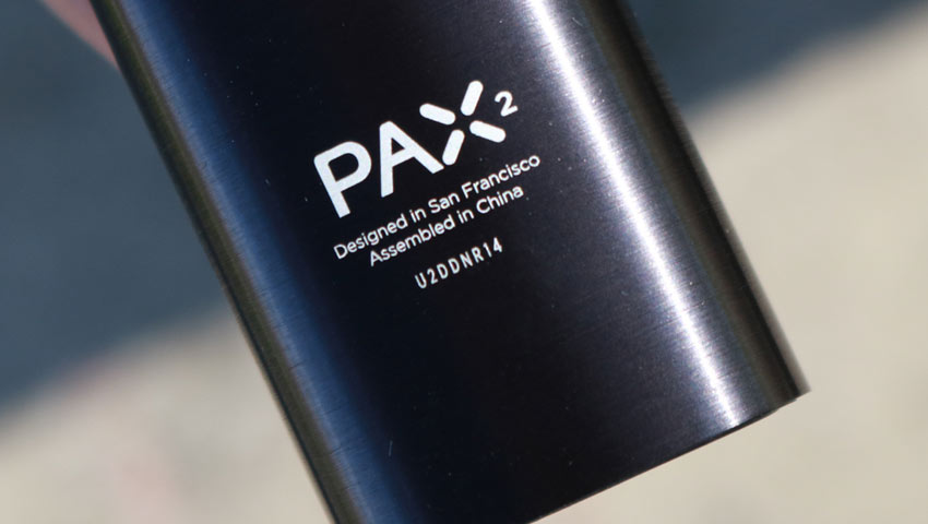 PAX 2 serial number