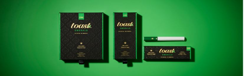 Toast Emerald CBD Pre Roll packs