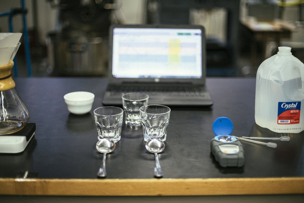 Equipment at Good Coffee Roasting lab