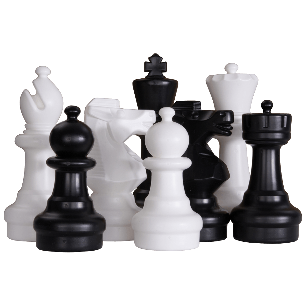 Giant Plastic Chess Set 12 Inches Tall Megachess