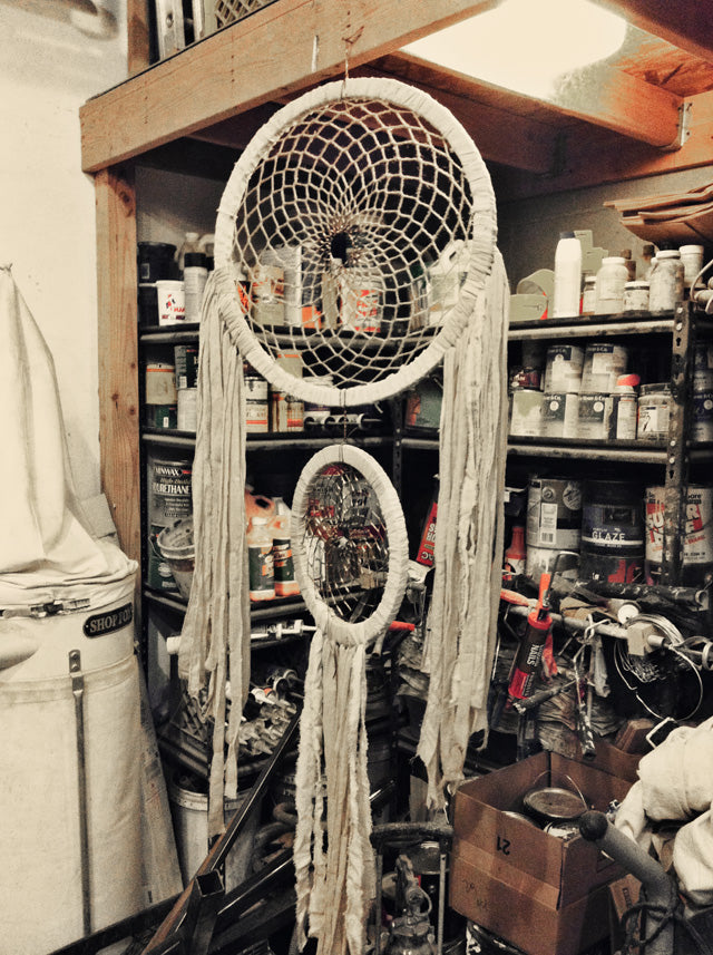 Inside the Makers Workshop Spoke Woven Dreamcatchers