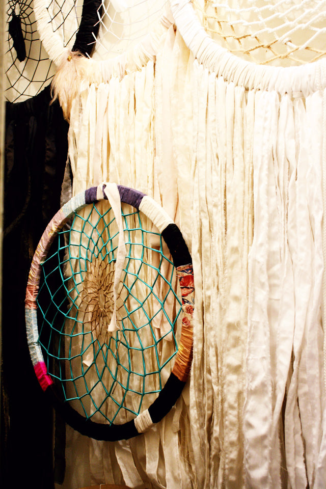 Inside the Makers Workshop Spoke Woven Dreamcatchers