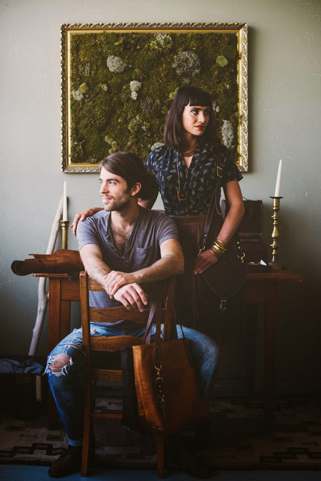 Inside the Makers Workshop Fount Leather Phillip and Jackie Wachter