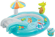 Intex – Piscine gonflable et toboggan et pulvérisateur 203 x 173 x 89 cm (57129np) - Beewik-Shop.com