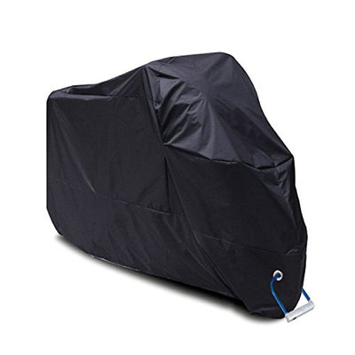 Housse de Protection pour Moto, Couverture Moto, YOOFAN Polyester 190T Couverture Moto Imperméable, Anti-Poussière, Pluie et UV, 2 Serrures en Acier Inoxydable Conception (XXL / Noir) - Beewik-Shop.com