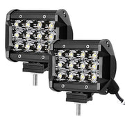 LE 2 x Projecteur LED 36W 6000K IP67 Imperméable, Eclairage supplémentaire pour Moto Voiture Camion SUV Bateau Chantier - Beewik-Shop.com