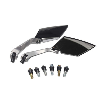 Rétroviseur en alliage de carbone pour moto Rétroviseur en aluminium pour moto CNC noir - Beewik-Shop.com