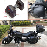 Sacoche de moto Sacs de selle en cuir 2pcs pour Harley Sportster XL 883 XL 1200 Sac à outils latéral Sacs de selle alforjas para moto - Beewik-Shop.com